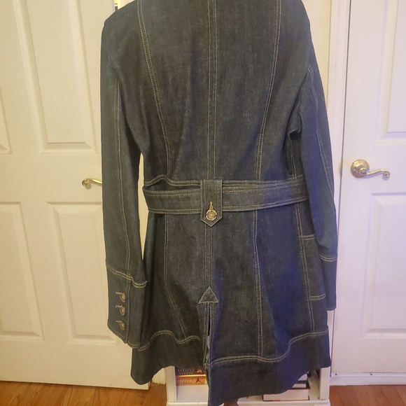 Laundry by Shelli Segal Jean Trench Jacket - Picture 12 of 16